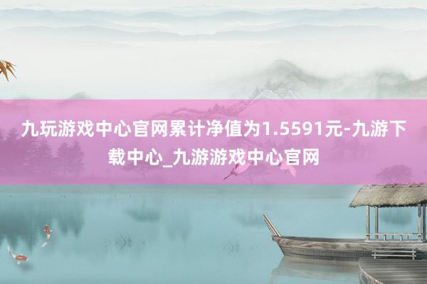 九玩游戏中心官网累计净值为1.5591元-九游下载中心_九游游戏中心官网